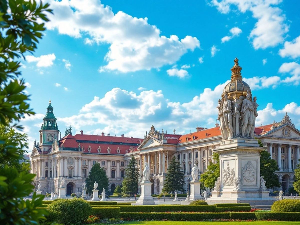 Vedere a muzeelor istorice din București.