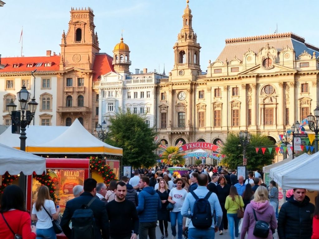 Activități și evenimente în București, oameni și distracție.