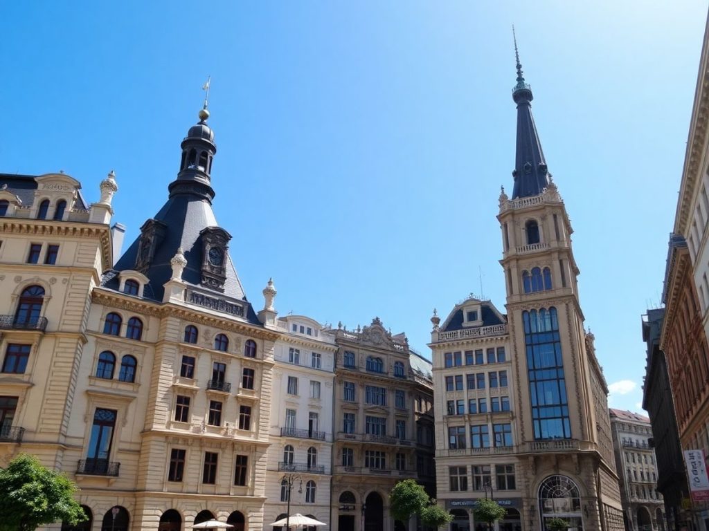 Clădiri istorice din București, simbol al evoluției orașului.